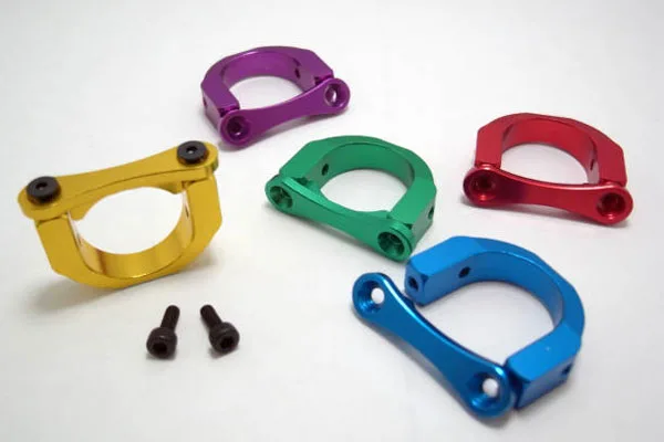 Anodized aluminum parts