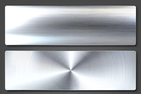 Brushed metal finishing