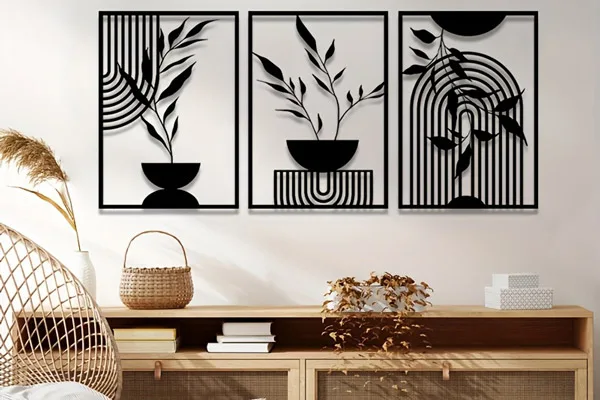 Laser cut wall panels